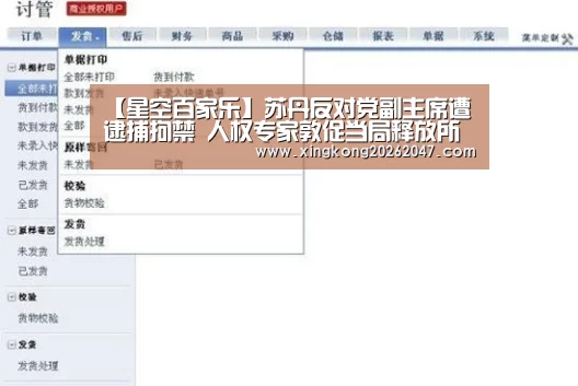 【星空百家乐】苏丹反对党副主席遭逮捕拘禁 人权专家敦促当局释放所有政治犯(图1) 星空体育