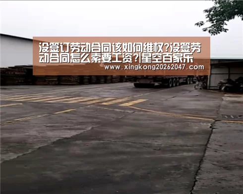 没签订劳动合同该如何维权?没签劳动合同怎么索要工资?|星空百家乐(图1) 星空体育
